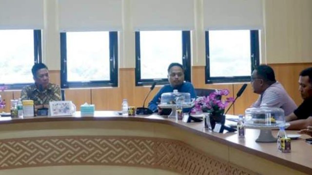 Panitia Ramadan Vibes Parepare melakukan audiens bersama Pj Wali Kota Parepare Akbar Ali yang diwakili Staf Ahli Ekonomi dan Pembangunan Julius Upa. 