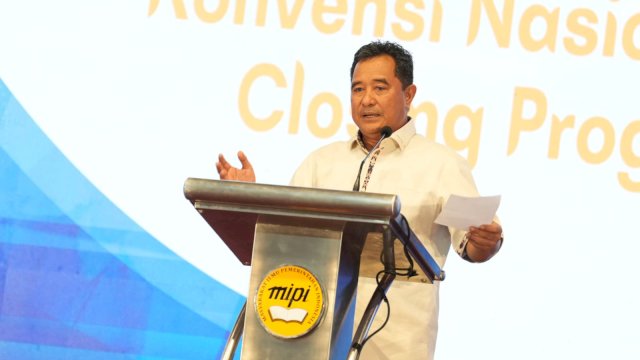 Pj Gubernur Sulsel Bahtiar Baharuddin pembicara kunci pada kegiatan Prominent Leaders Academy.