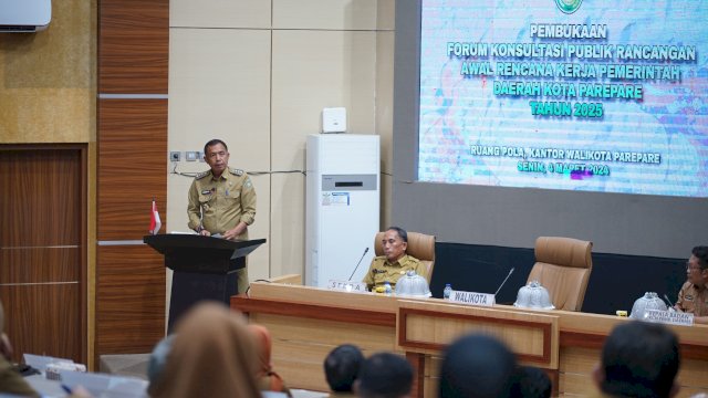 Pemkot Parepare Gelar Forum Konsultasi Publik Ranwal RKPD 2025, Beri Ruang Aspirasi Masyarakat