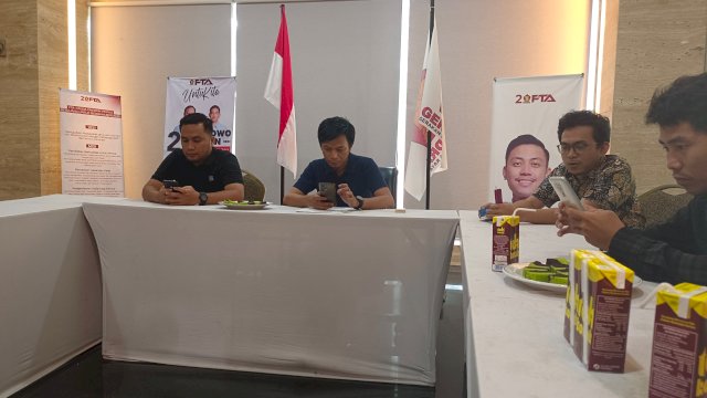 Tim pemenangan FTA mengklaim Gerindra mengamankan 2 kursi DPRD Sulsel. Foto/PM