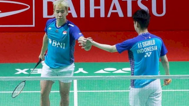 Mantan pemain ganda putra nomor satu dunia Marcus Fernaldi Gideon.