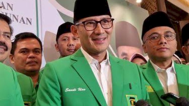 Ketua Badan Pemenangan Pemilu (Bappilu) Partai Persatuan Pembangunan (PPP)&nbsp;Sandiaga Salahuddin Uno.
