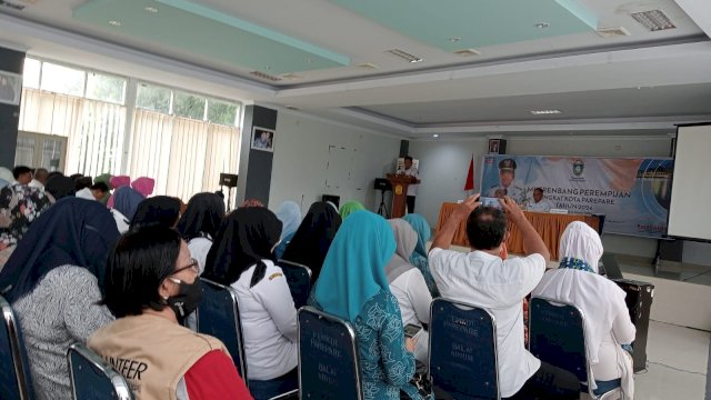 Badan Perencanaan dan Pembangunan Daerah (Bappeda), menggelar Musrembang Perempuan Tingkat Kota di Balai Ainun Habibie, Kamis (14/03/2024).
