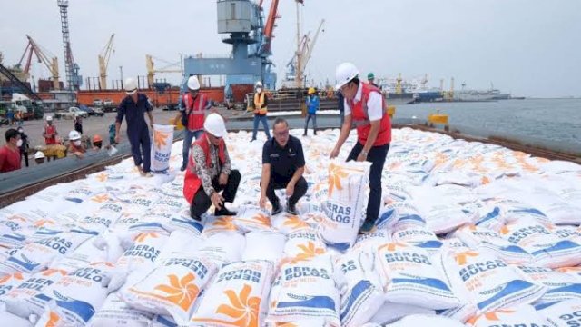 Mayoritas impor beras RI berasal dari Thailand, Pakistan dan Myanmar.