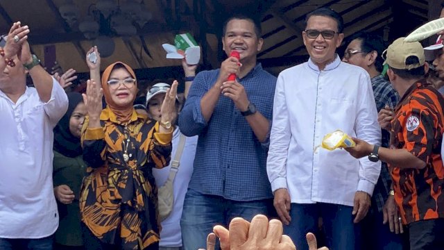 Uji Nurdin disambut warga Bantaeng