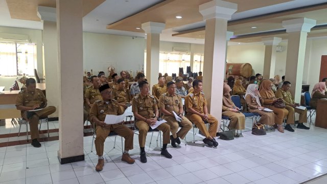 Rapat Monev PAD, Camat Soreang Optimis 2024 Capai Pungutan PBB Hingga 95 persen