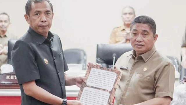 Setelah Ditetapkan, Pokir DPRD Diserahkan Kepada Pemerintah Kota Parepare