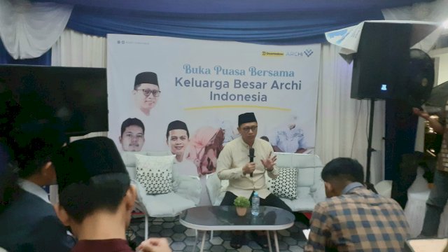 CEO Archi, Mukhradis Hadi Kusuma di Kantor Archi pada Sabtu (31/4/2024) malam kemarin.

