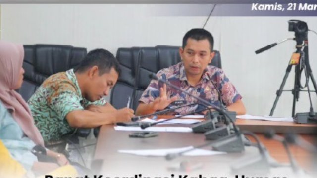 Humas Protokol DPRD Makassar Gelar Rakor Peningkatan Kedisiplinan 