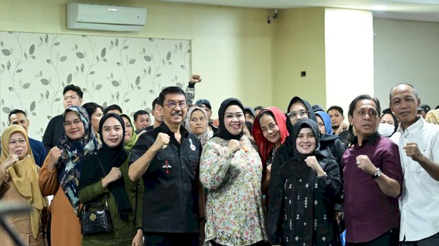 Kader PDIP saat silaturahmi di Hotel Asyra.