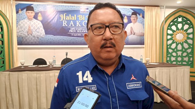 Ketua DPD Demokrat Sulsel Ni'matullah diminta maju bertarung pada Pilgub Sulsel. Foto/PM
