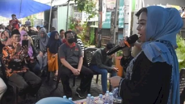 Anggota DPRD Makassar Nunung Dasniar menggelar temu konstituen Reses II Masa Persidangan II Tahun 2023-2024 di Daerah Pemilihan (Dapil) III.