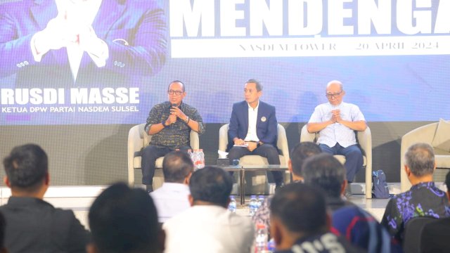 NasDem Mendengar menghadirkan akademisi