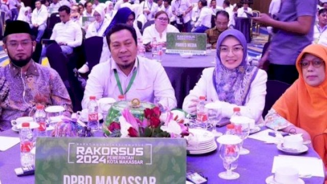 Rapat Koordinasi Khusus (Rakorsus) Pemkot Makassar tahun 2024 yang digelar di Hotel Four Points by Sheraton, Jalan Andi Djemma, Makassar, Senin (26/2/2024).