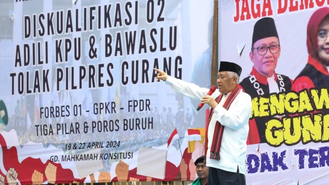 Din Syamsuddin Pimpin Demo Meski Sedang Demam dan Sakit Tenggorokan