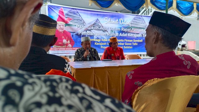 Tokoh adat Makassar Syarifuddin Daeng Punna yang akrab disapa SaDap.