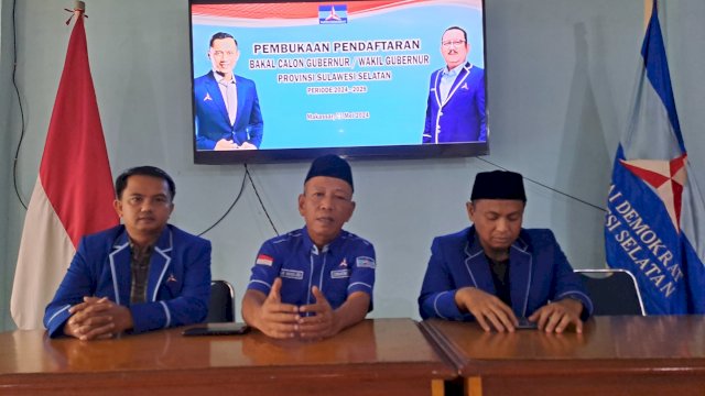 Sekretaris DPD Partai Demokrat Sulsel Haidar Madjid