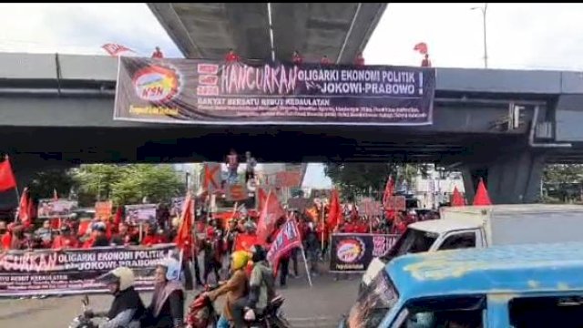 Suara Buruh di Makassar: Jangan Lagi Ada Gerakan Untuk Kepentingan Pribadi