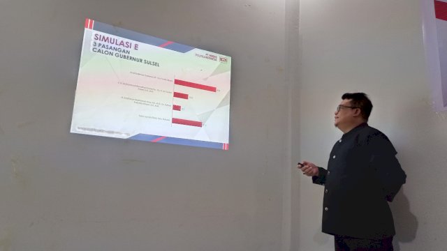 Rilis survei Pilgub Sulsel oleh PT IPI.