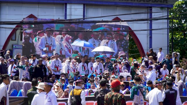 Unismuh Makassar Gelas Aksi Bela Palestina, Dosen dan Mahasiswa Gantian Orasi