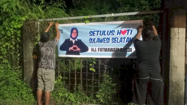 Fatmawati Beri Sinyal Maju Pilgub Sulsel Lewat Alat Peraga