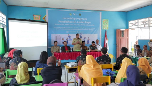 Komitmen Tingkatkan Kualitas SDM, PT Vale Luncurkan Program Pengembangan Kualitas Pendidikan se-Loeha Raya 