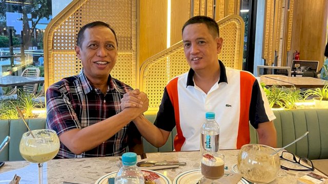 Pertemuan Rakhmat Kasjim dan Rahmat Masri di Jakarta. ist