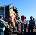 Aksi Peduli Lantamal VI Makassar, Kirim Bantuan Logistik Buat Korban Bencana di Wajo