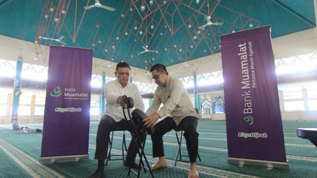 Bank Muamalat menggelar program masjid ramah lansia