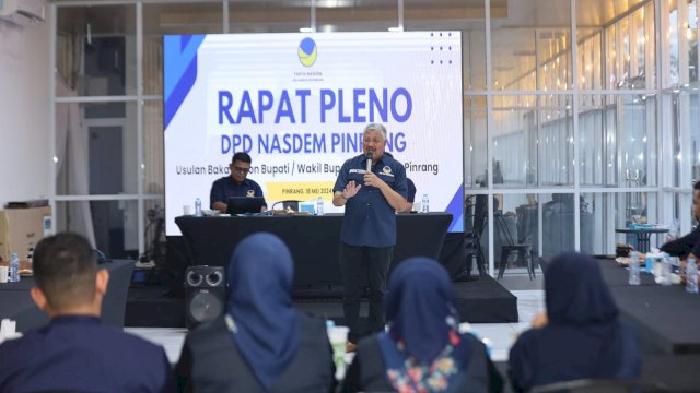 NasDem Pinrang Tetapkan Usungan Irwan Hamid-Sudirman Bungi di Pilkada