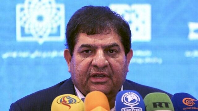 Wakil Presiden Iran Mohammad Mokhber. Ist