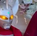 Viral Pengantin Pria Pakai Kostum Ultraman Taro, Videonya Ditonton 8,9 Juta Kali