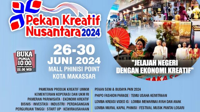 Poster Pekan Krearif Nusantara 2024