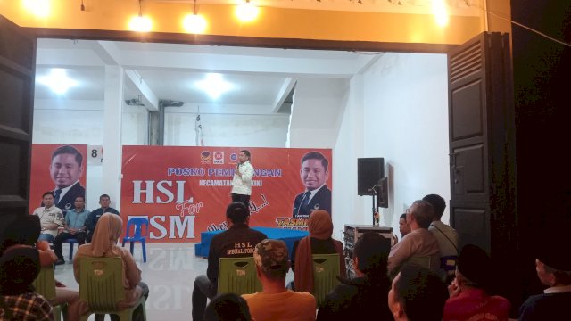 Tasming Hamid Resmikan Posko HSL for TSM Kecamatan Bacukiki 