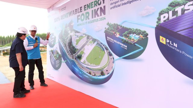 PLN Hadirkan Energi Bersih di IKN, Menteri BUMN Beri Apresiasi