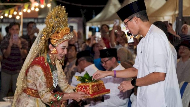 Ajak Masyarakat Ramaikan F8 di Makassar, Sandi Uno: Saya Siap Hadir