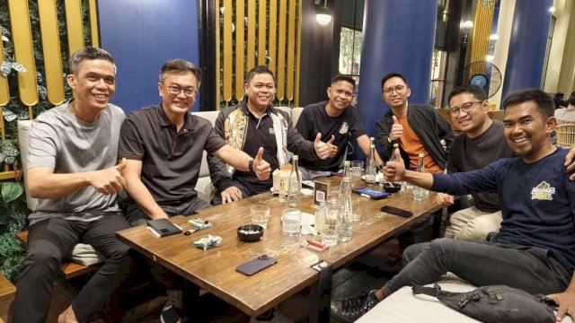 Sejumlah calon Bupati Bone bertemu di Makassar. Ist