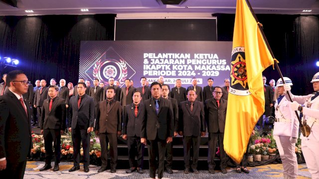 Dilantik Jadi Ketua IKAPTK, Firman Pagarra : Dukung Penuh Program Prioritas Pemkot Makassar 