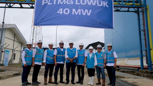 Direktur Manajemen Proyek dan EBT PLN Tinjau PLTMG Luwuk 40 MW