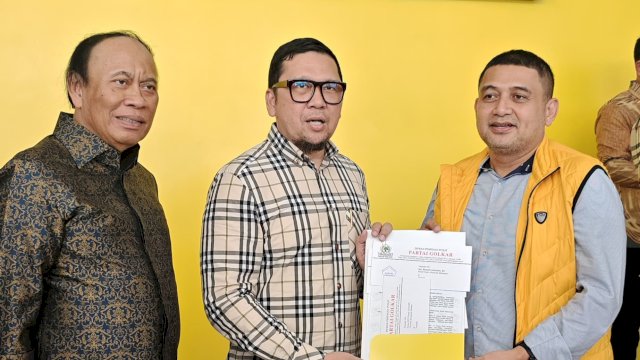 DPP Golkar Paketkan Appi-Aliyah Maju Pilwalkot Makasar Lawan INIMI dan Seto-Kiki