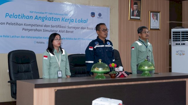 Siapkan Kompetensi Angkatan Kerja Lokal, PT Vale IGP Pomalaa Gelar Pelatihan Khusus