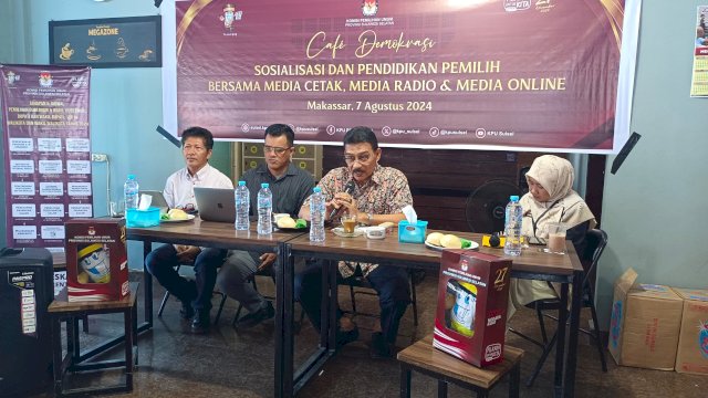 KPU Sulsel Gelar Kafe Demokrasi Bahas Partisipasi Pemilih di Pilkada