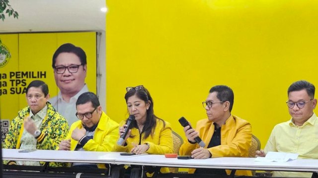 Jumpa Pers Pengurus DPP Partai Golkar Pasca Pernyataan Mundur Airlangga Hartarto sebagai Ketua Umum Partai Golkar

