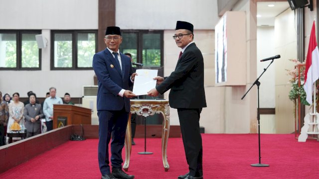 Dilantik Jadi Sekda Sulsel, Jufri Rahman Ajak Semua Pihak Bangun Suasana Kondusif