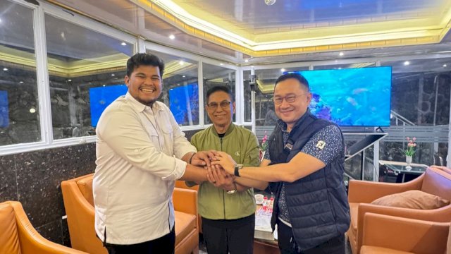 Bidik Kursi 01 Hipmi Sulsel, Andi Amar Temui Rusdin Abdullah dan Andry Bulu