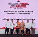 Sudirman-Fatma Resmi Diusung PKS Maju Pilgub Sulsel
