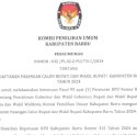 KPU Barru Resmi Buka Pendaftaran Pasangan Calon Bupati dan Wakil Bupati 2024, Berikut Syarat dan Tata Caranya