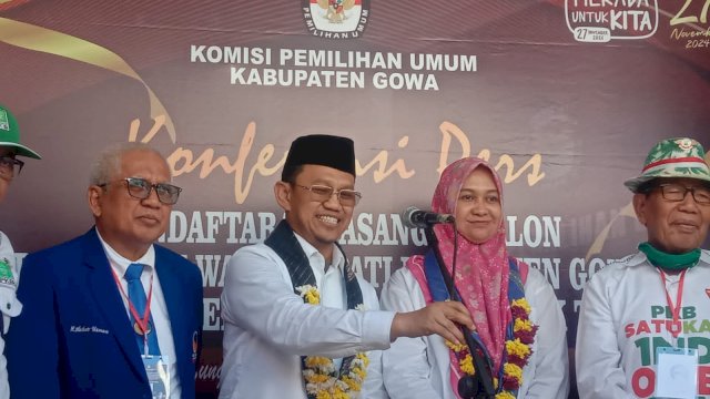 Waketum PPP Amir Uskara Resmi Maju Pilkada Gowa, Gandeng Irmawati Jadi Wakil
