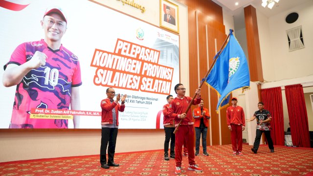 Pimpin Kontingen Sulsel Menuju PON Aceh-Sumut, Jufri Rahman Target Perolehan Medali Peringkat 5 Nasional