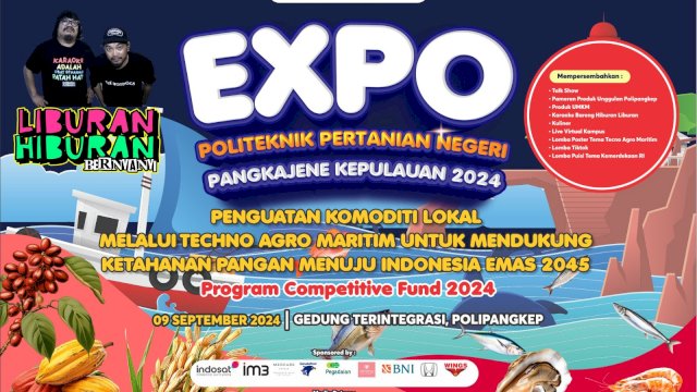 Polipangkep Gelar EXPO, Dorong Produk Unggulan Bidang Agro Maritim